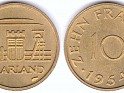 10 Franken Germany 1954 KM# 1. Uploaded by Granotius
